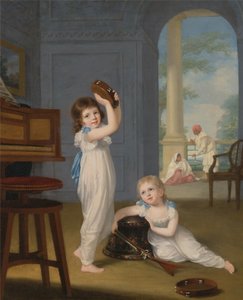 エミリーとジョージ・メイソン 作： Arthur Devis